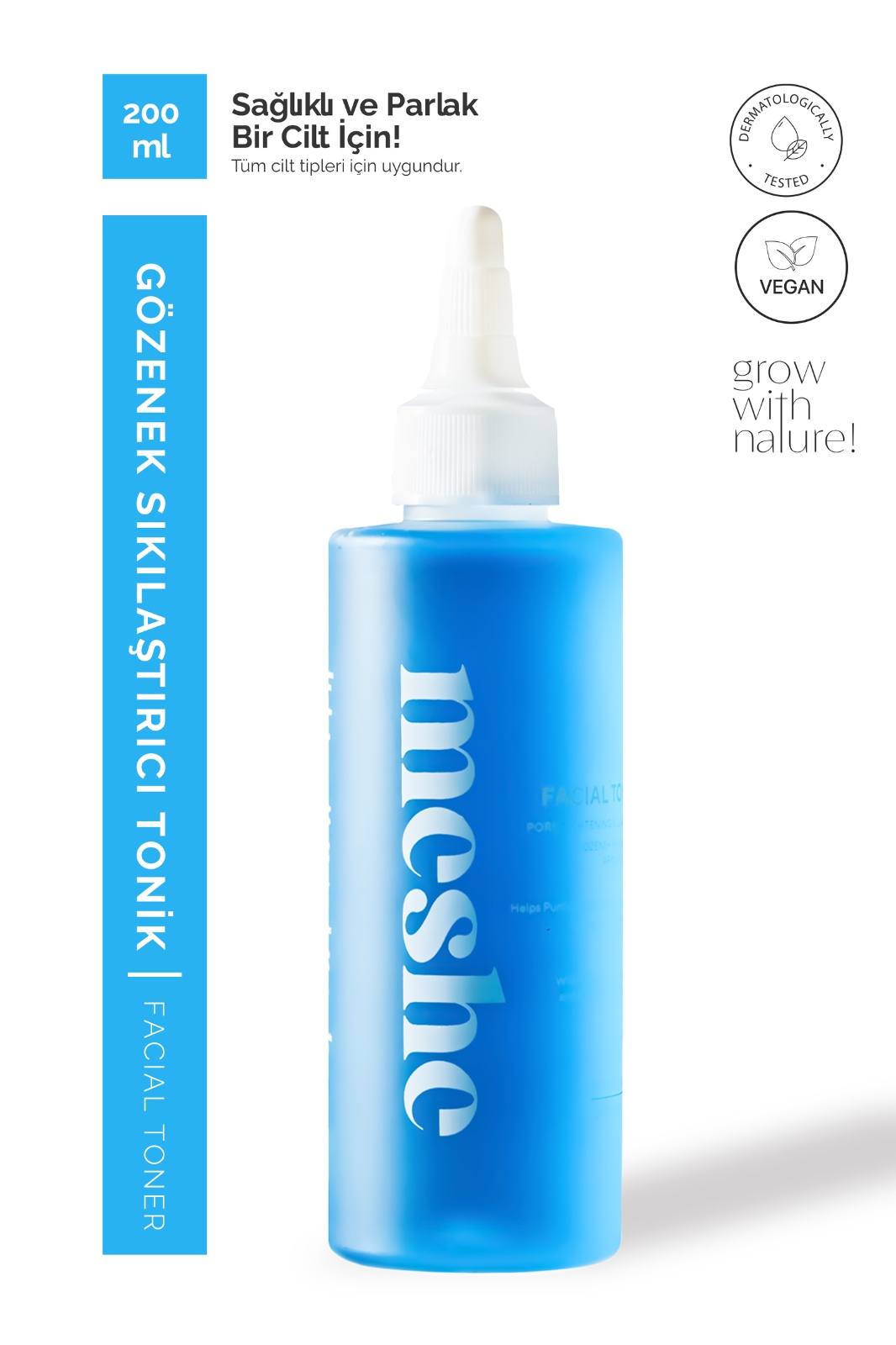 Meshe Gözenek Sıkılaştırıcı,  Leke Karşıtı Glikolik Asit Içerikli Mayıs Papatyası Özlü Tonik 200 ml